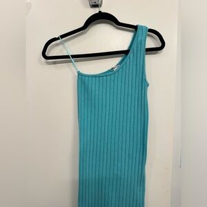 Zara one shoulder mini dress